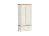 MC Coconut Two Door Wardrobe - metal handles